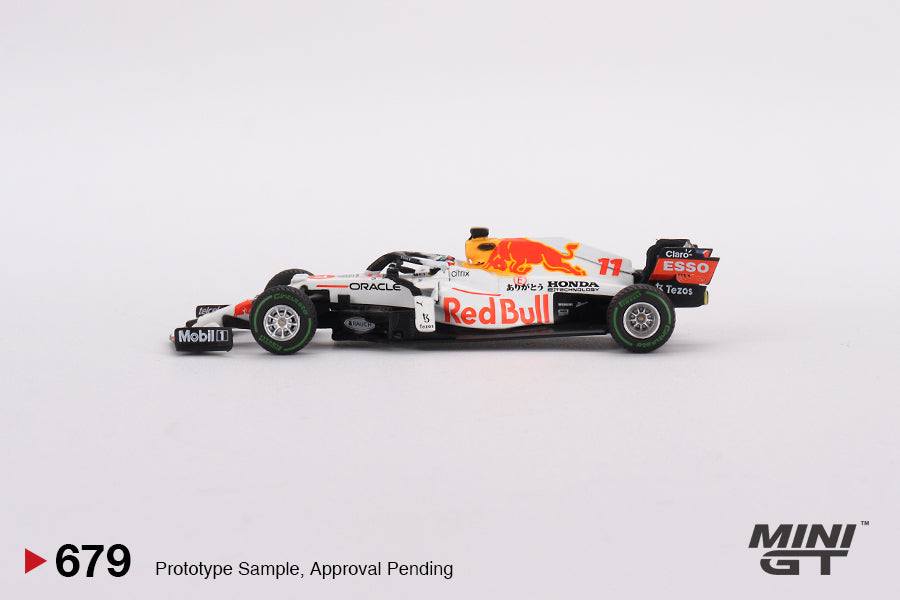 Mini GT 1:64 Red Bull RB16B #11 Sergio Pérez 2021 Turkish Grand Prix 3rd Place MGT00679-L