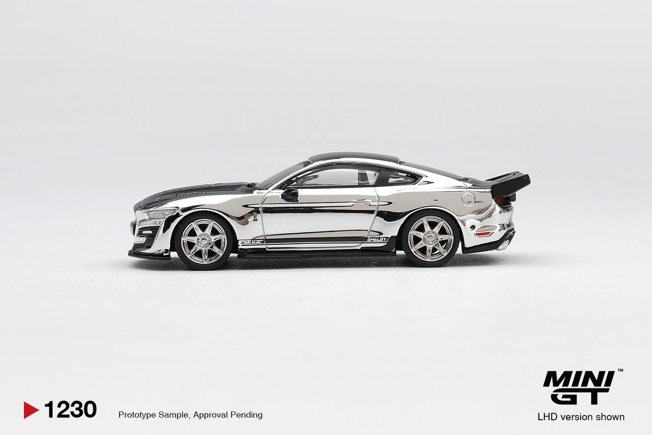 Mini GT 1:64 Shelby GT500 Dragon Snake Concept Chrome Silver | MGT00230-L Pre-Order
