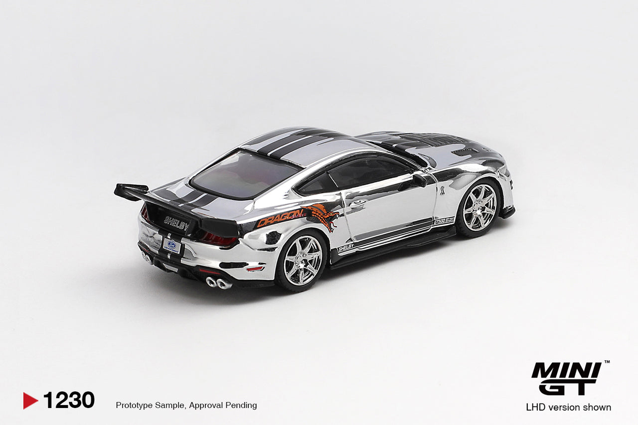 Mini GT 1:64 Shelby GT500 Dragon Snake Concept Chrome Silver | MGT00230-L Pre-Order