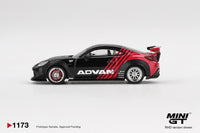 Thumbnail for Mini GT 1:64 Toyota GR86 LB★Nation Advan MGT01173-R