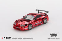 Thumbnail for Mini GT 1:64 Toyota Supra A80 Top Secret GT-300 Top Secret Red Chrome MGT01132-R