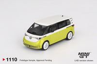 Thumbnail for Mini GT 1:64 Volkswagen ID.Buzz Candy White / Pomelo Yellow MGT01110-R