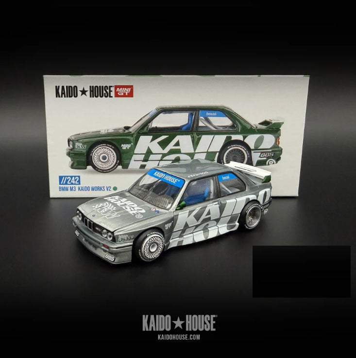 Mini GT x Kaido House 1:64 BMW M3 Kaido Works V2 KHMG242 RAW CHASE