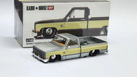 Thumbnail for Mini GT x Kaido House 1:64 Chevrolet Silverado Vintage Vintage Spec V1 KHMG145 RAW CHASE