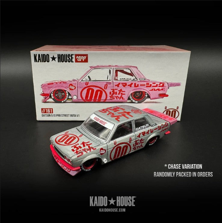 Mini GT x Kaido House 1:64 Datsun 510 Buta V1 KHMG161 RAW CHASE