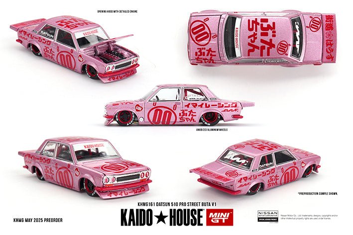 Mini GT x Kaido House 1:64 Datsun 510 Buta V1 KHMG161