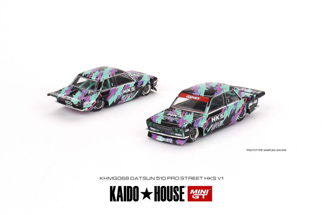 Mini GT x Kaido House 1:64 Datsun 510 Pro Street HKS V1