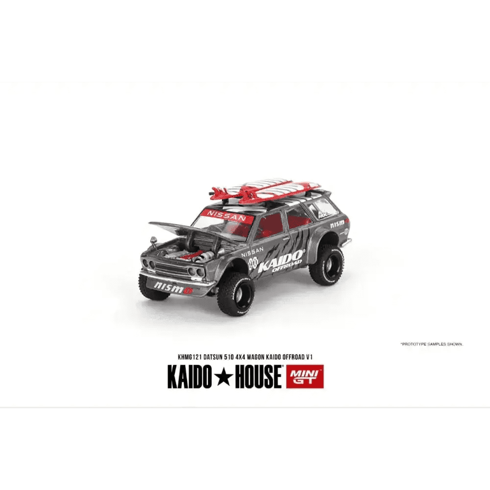 Mini GT x Kaido House 1:64 Datsun Kaido 510 Wagon 4x4 Kaido Offroad V1