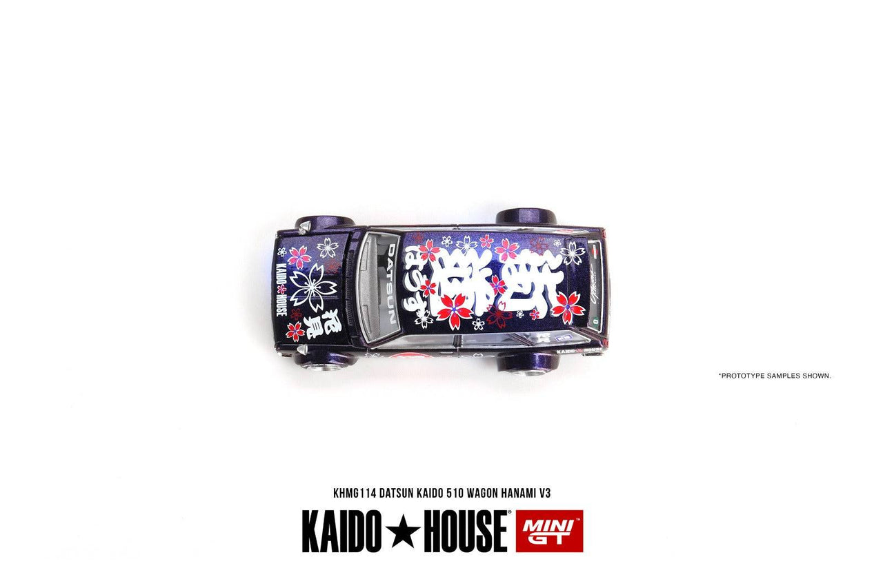 (PRE-ORDER) Mini GT x Kaido House 1:64 Datsun Kaido 510 Wagon Hanami V3 KHMG114
