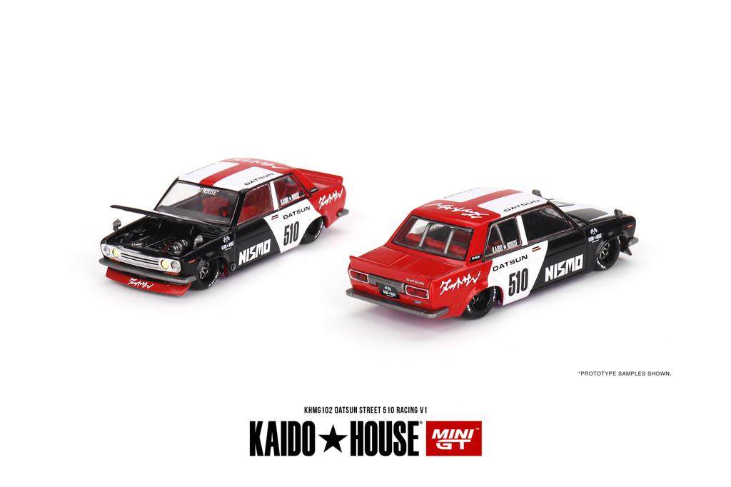 Mini GT x Kaido House 1:64 Datsun Street 510 Racing V1 KHMG102