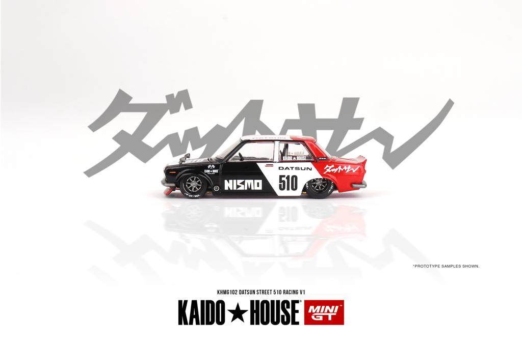 PRE-ORDER Mini GT x Kaido House 1:64 Datsun Street 510 Racing V1 KHMG102