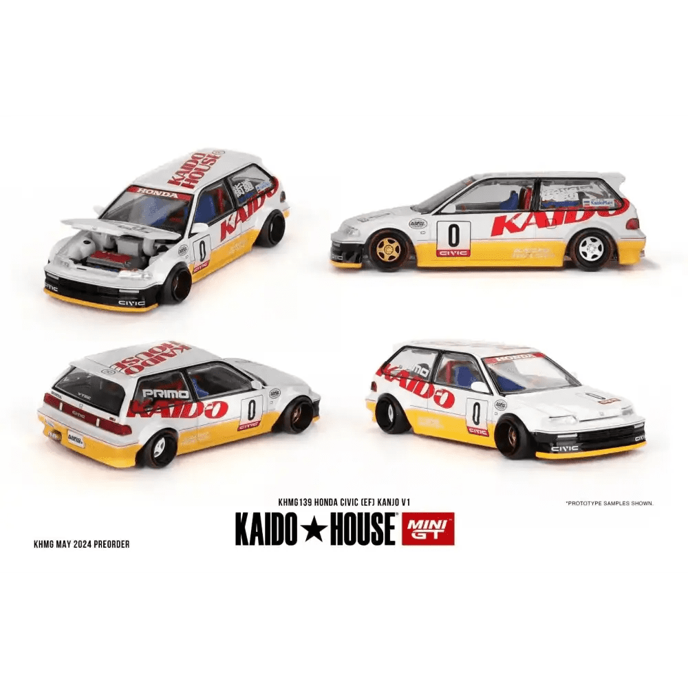 Mini GT x Kaido House 1:64 Honda Civic EF Kanjo V1 KHMG139