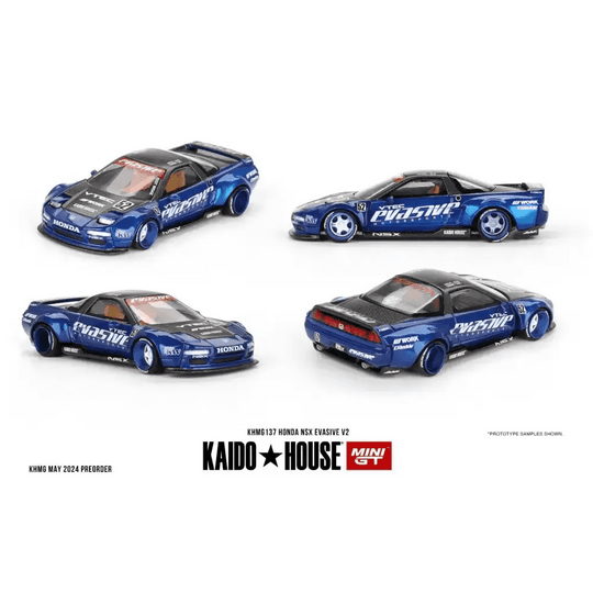 IN STOCK-Kaido House x Mini GT 1:64 Honda NSX Evasive V1 Red