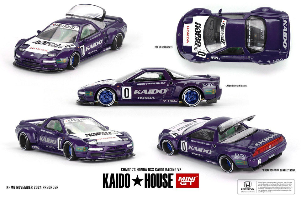 MINIGT KAIDO★HOUSE NSX/SKYLINE CARS 4セット Mini-GT-x-Kaido-House-1-64-