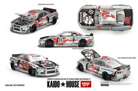 Thumbnail for Mini GT x Kaido House 1:64 Nissan Skyline GT-R R34 Kaido Star Racing V1 KHMG197