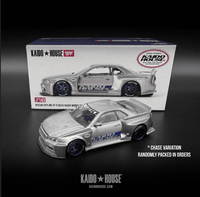 Thumbnail for Mini GT x Kaido House 1:64 Nissan Skyline R34 Kaido Works V2 SHINJUKU RAW CHASE