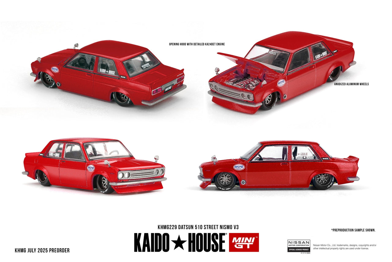Mini GT x Kaido house 1:64 Datsun 510 Street Nismo V3 KHMG229