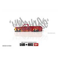 Thumbnail for Mini GT x KaidoHouse 1:64 1983 Chevrolet Silverado Dually on Fire V1 KHMG127