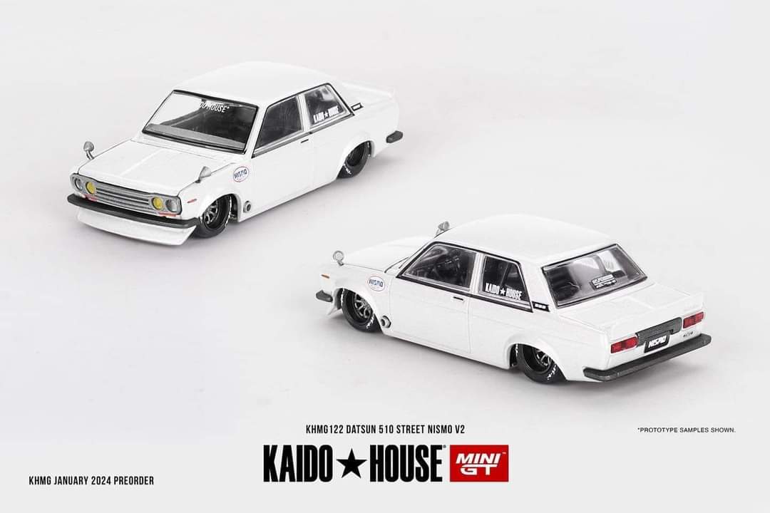PRE-ORDER Mini GT x KaidoHouse 1:64 Datsun 510 Pro Street NISMO V2