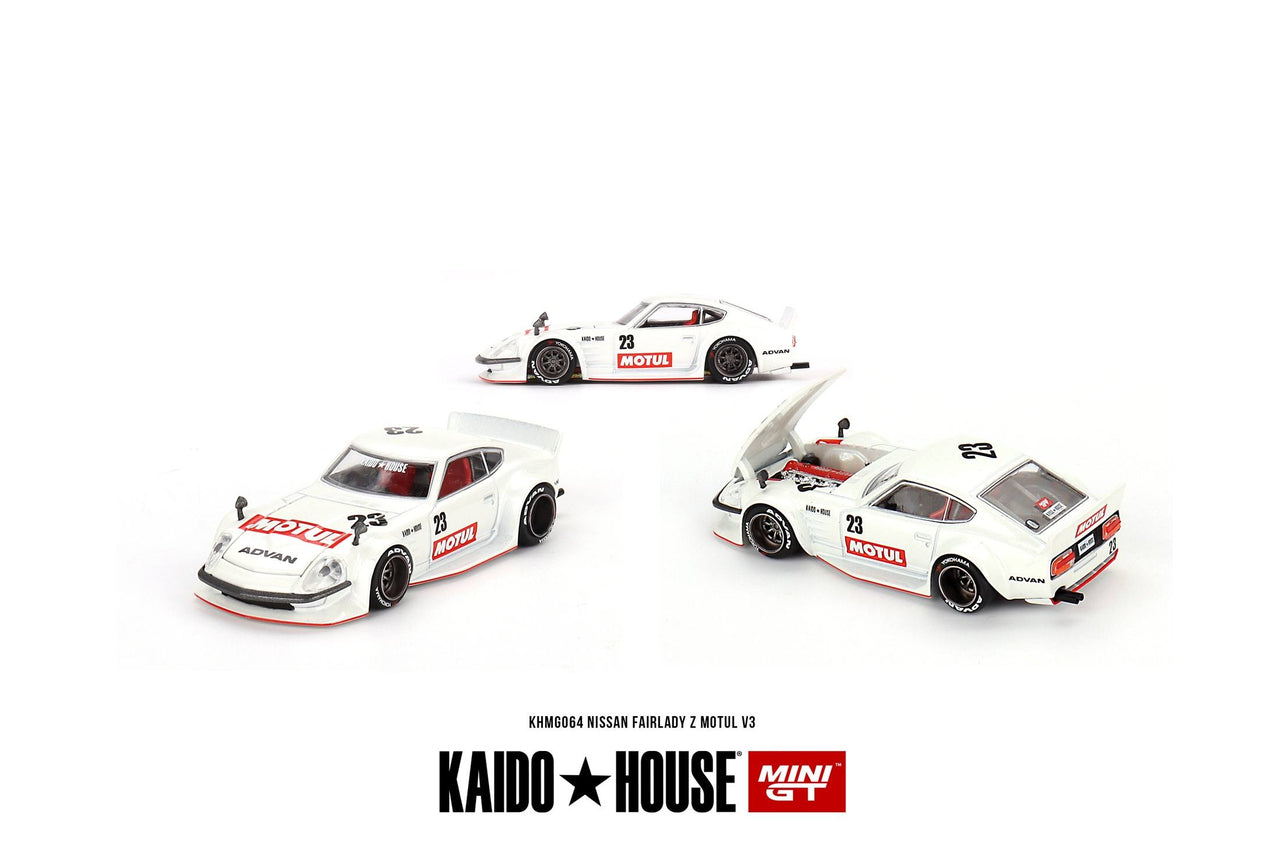 Mini GT x KaidoHouse 1:64 Datsun KAIDO Fairlady Z MOTUL Z V3 KHMG064