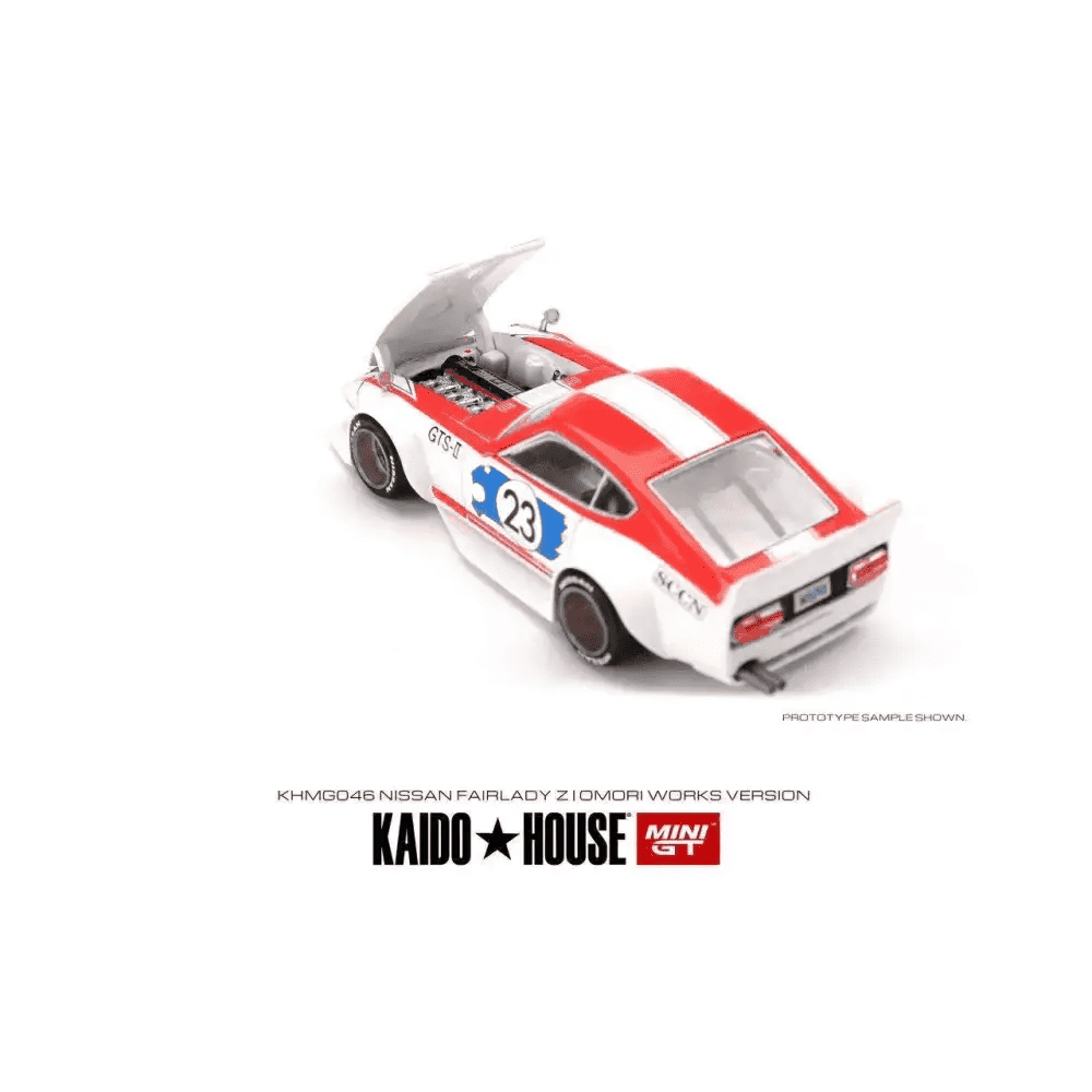 Mini GT x KaidoHouse 1:64 Nissan Fairlady Z Kaido GT Omori Works KHMG046