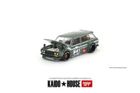 Thumbnail for Mini GT x Kaidohouse 1:64 Datsun Kaido 510 Wagon Carbon Fibre V3 Green