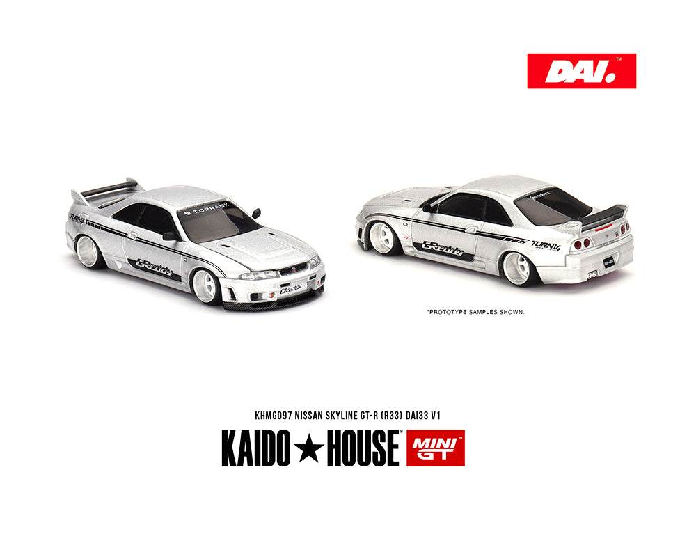 Mini GTx Kaido House 1:64 Nissan Skyline GT-R R33 DAI33 V12 KHMG097
