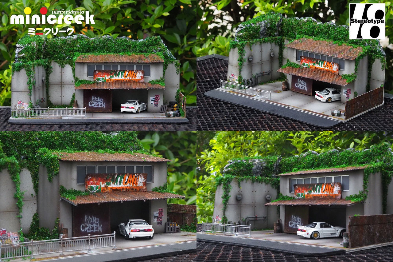 Minicreek 1:64 Premium Garage Valley Diorama