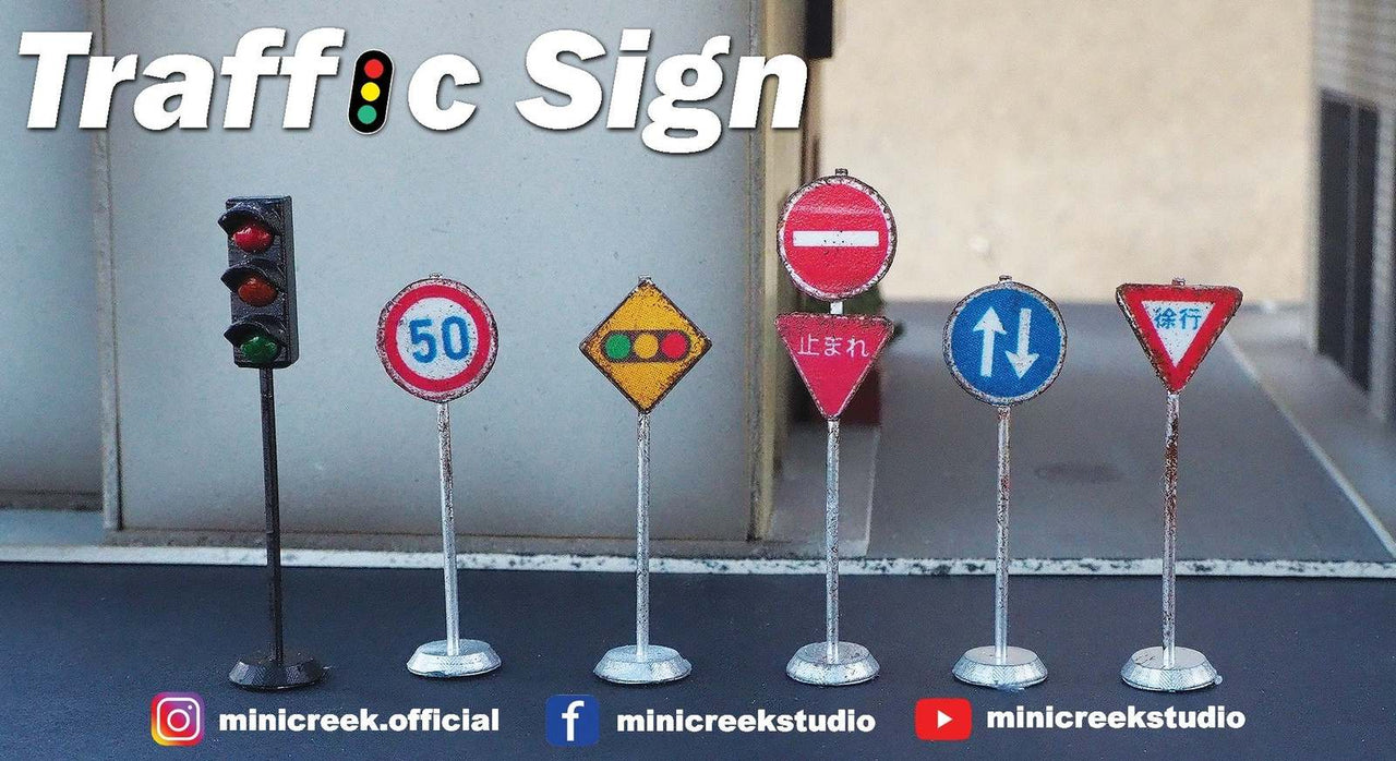 Minicreek 1:64 Street Signs