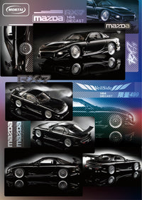 Thumbnail for Mortal 1:64 Veilside Mazda RX7 GT WING Black