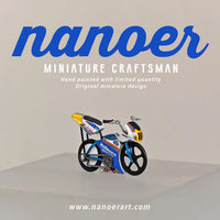 Thumbnail for Nanoer 1:64 Miniature Craftsman Rothmans Bullet Bike