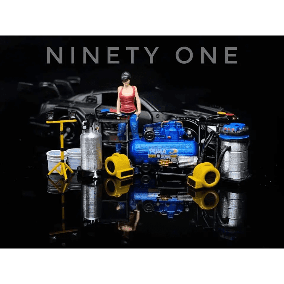 NinetyOne1:64 Car Wash Set