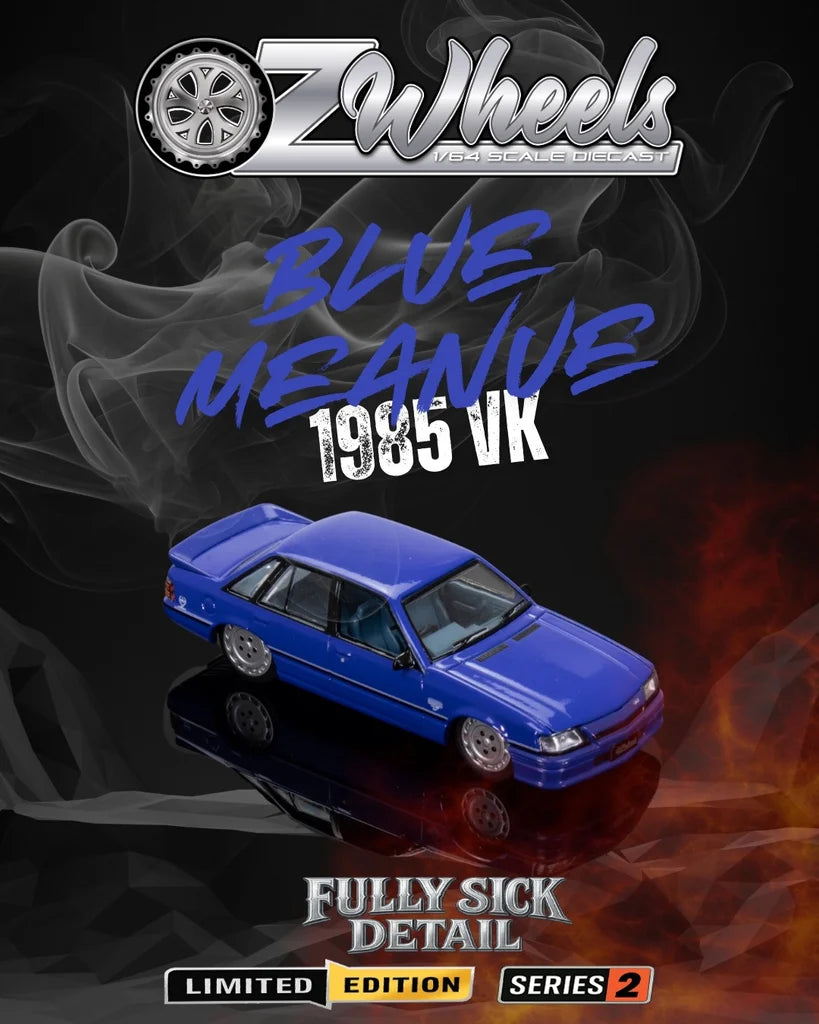Oz Wheels 1:64 FSD 2 1985 Holden VK Commodore - Blue Meanie