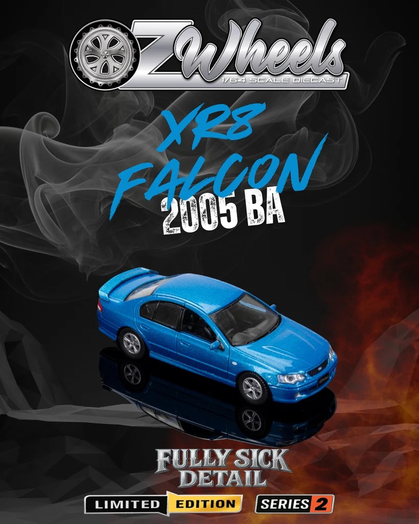 Oz Wheels 1:64 FSD 2 2005 Ford BA Falcon XR8 - Blue