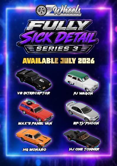 Oz Wheels 1:64 Fully Sick Detail Series 3