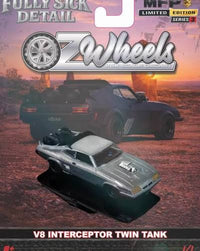 Thumbnail for Oz Wheels 1:64 Fully Sick Detail Series 3 V8 Interceptor Twin Tank RAW CHASE