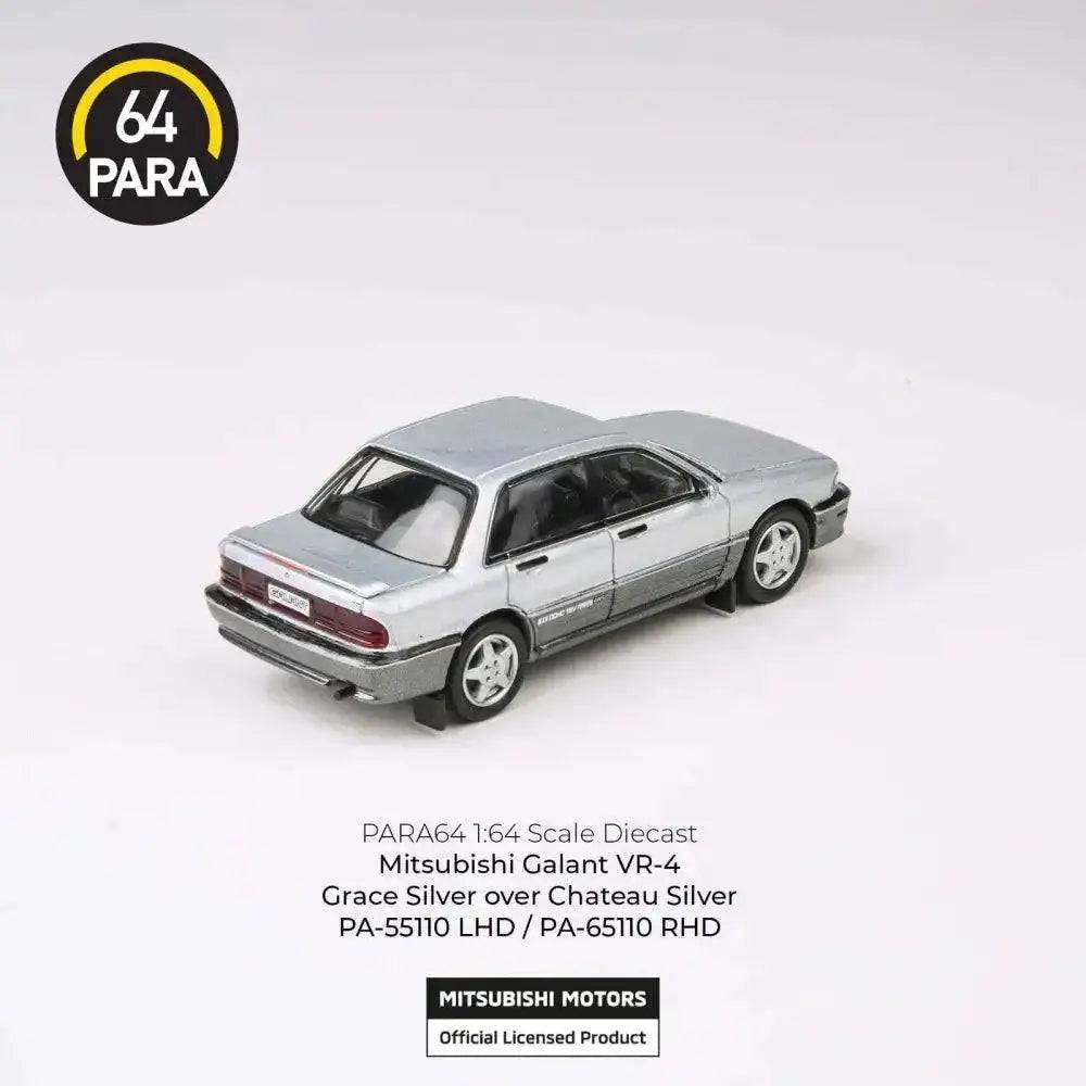 PARA64 1:64 1988 Mitsubishi Galant VR-4 Grace Silver / Chateau Silver