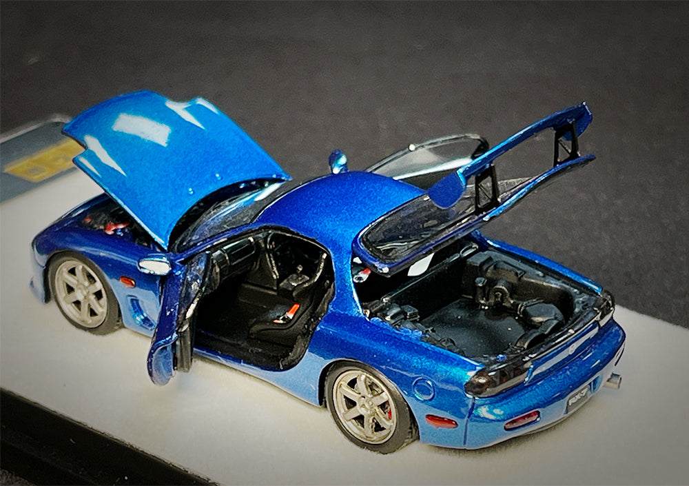 PGM 1:64 Mazda RX-7 FD3S Blue Metallic