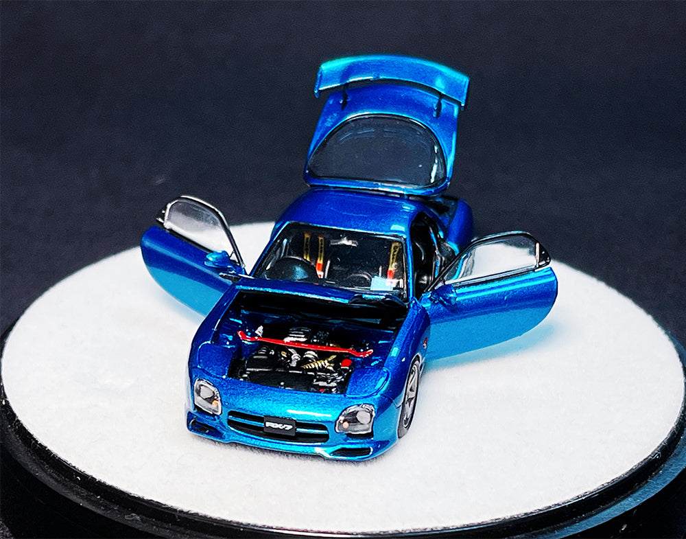 PGM 1:64 Mazda RX-7 FD3S Blue Metallic Luxury