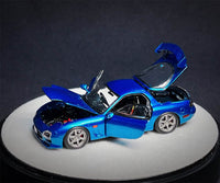 Thumbnail for PGM 1:64 Mazda RX-7 FD3S Blue Metallic Luxury