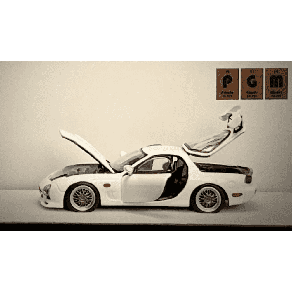 PGM 1:64 Mazda RX-7 FD3S White