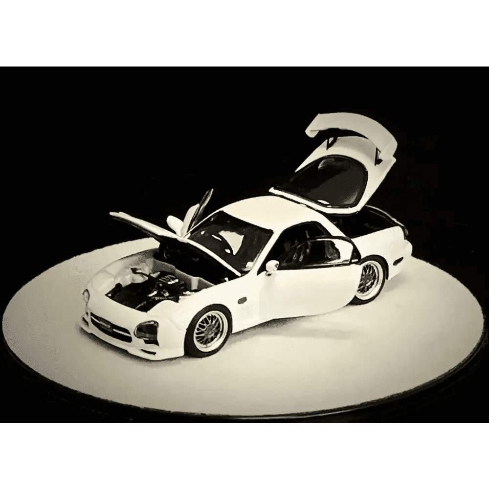 PRE-ORDER) PGM 1:64 Mazda RX-7 FD3S White Luxury – Little