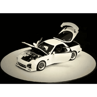 Thumbnail for PGM 1:64 Mazda RX-7 FD3S White Luxury w/Turntable