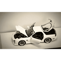 Thumbnail for PGM 1:64 Mazda RX-7 FD3S White Luxury w/Turntable