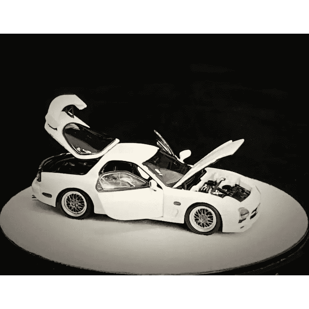 PRE-ORDER) PGM 1:64 Mazda RX-7 FD3S White Luxury – Little PRE-ORDER) PGM 1:64 Mazda RX-7 FD3S White Luxury – Little