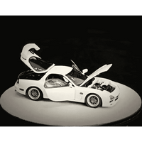 Thumbnail for PGM 1:64 Mazda RX-7 FD3S White Luxury w/Turntable