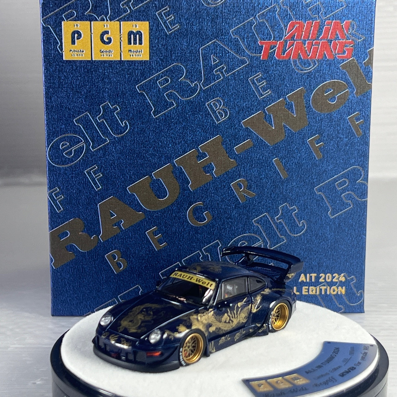 PGM 1:64 Porsche 993 Royal Ocean 2024 ALL IN TUNING Special Edition