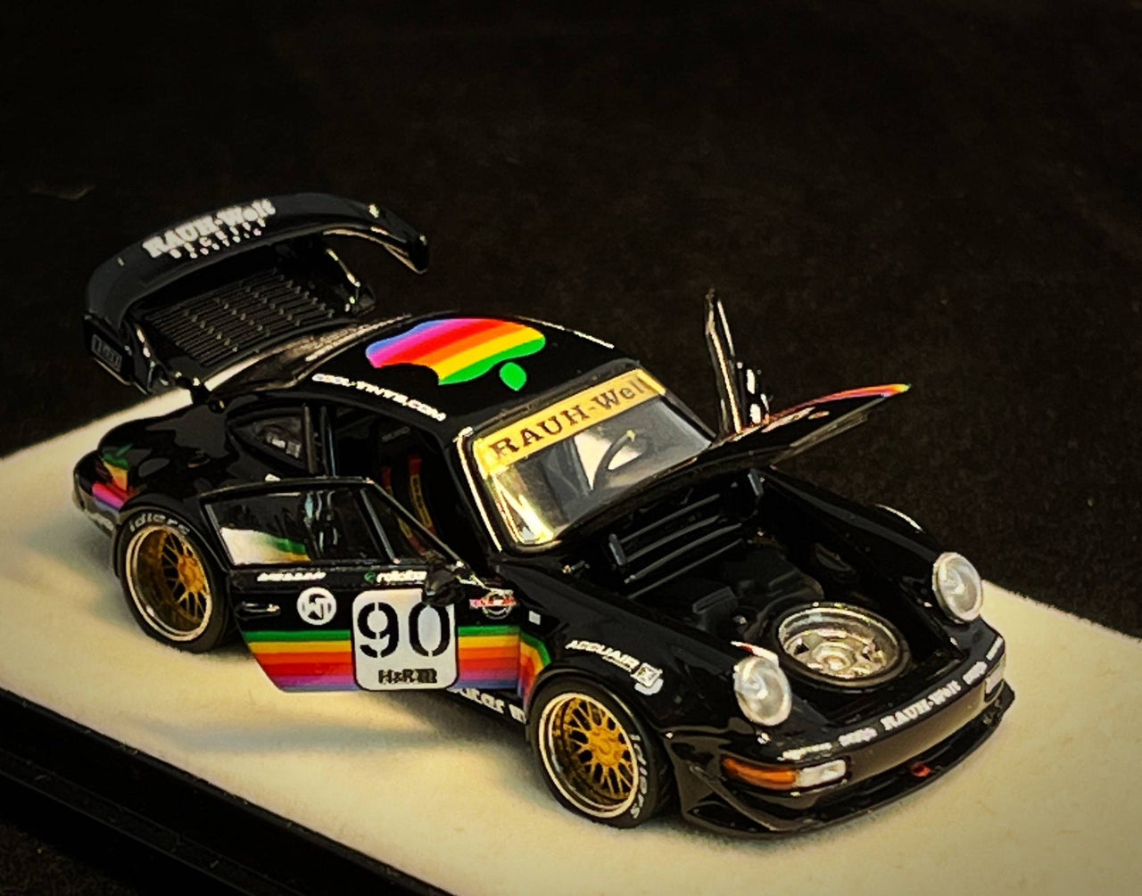 PGM 1:64 Porsche RWB993 Apple #89 Black