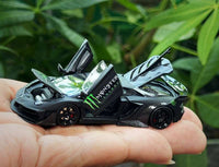 Thumbnail for (PRE-ORDER) PGM 1:64 Lamborghini LBWK LP700 Luxury w/ Turntable Monster Energy