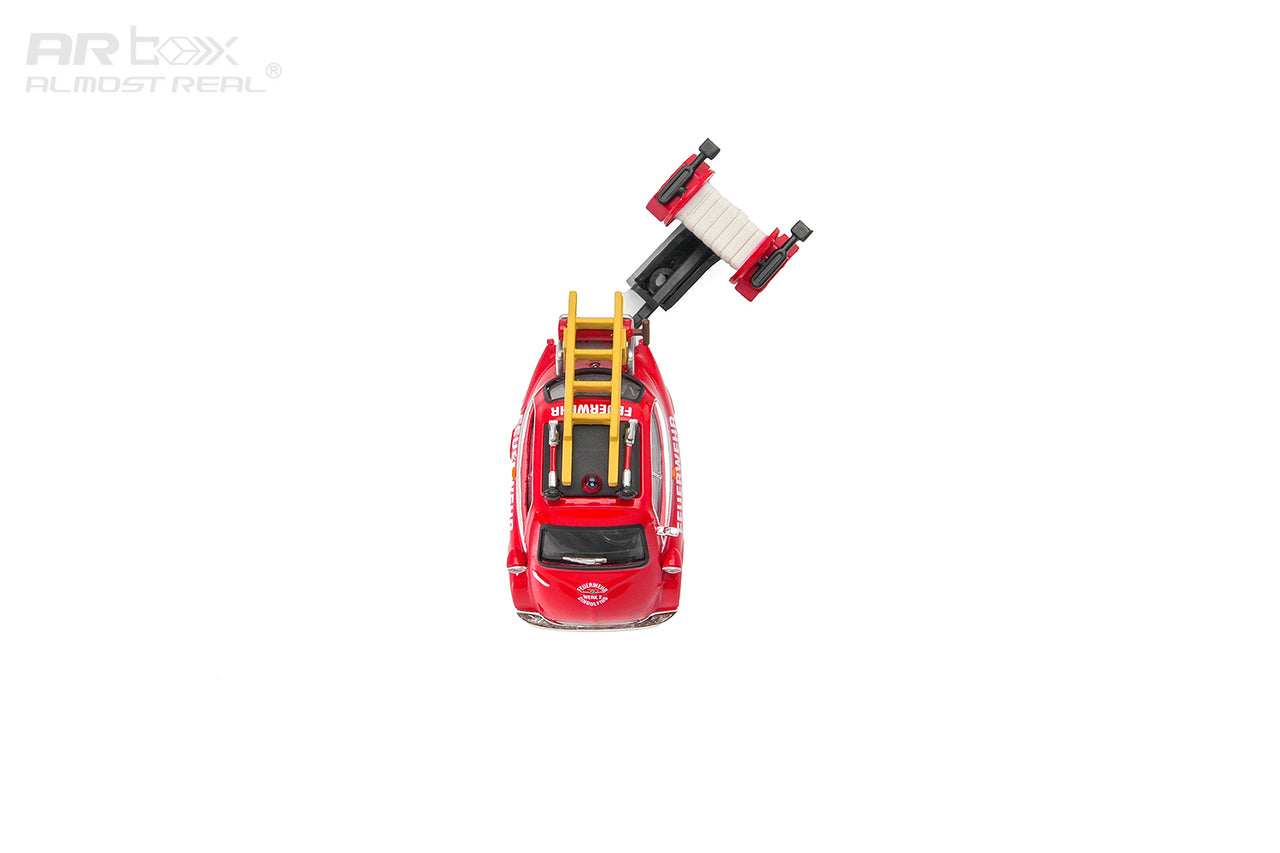 PRE-ORDER AR BOX 1:64 BMW Isetta Fire Engine Set, Red
